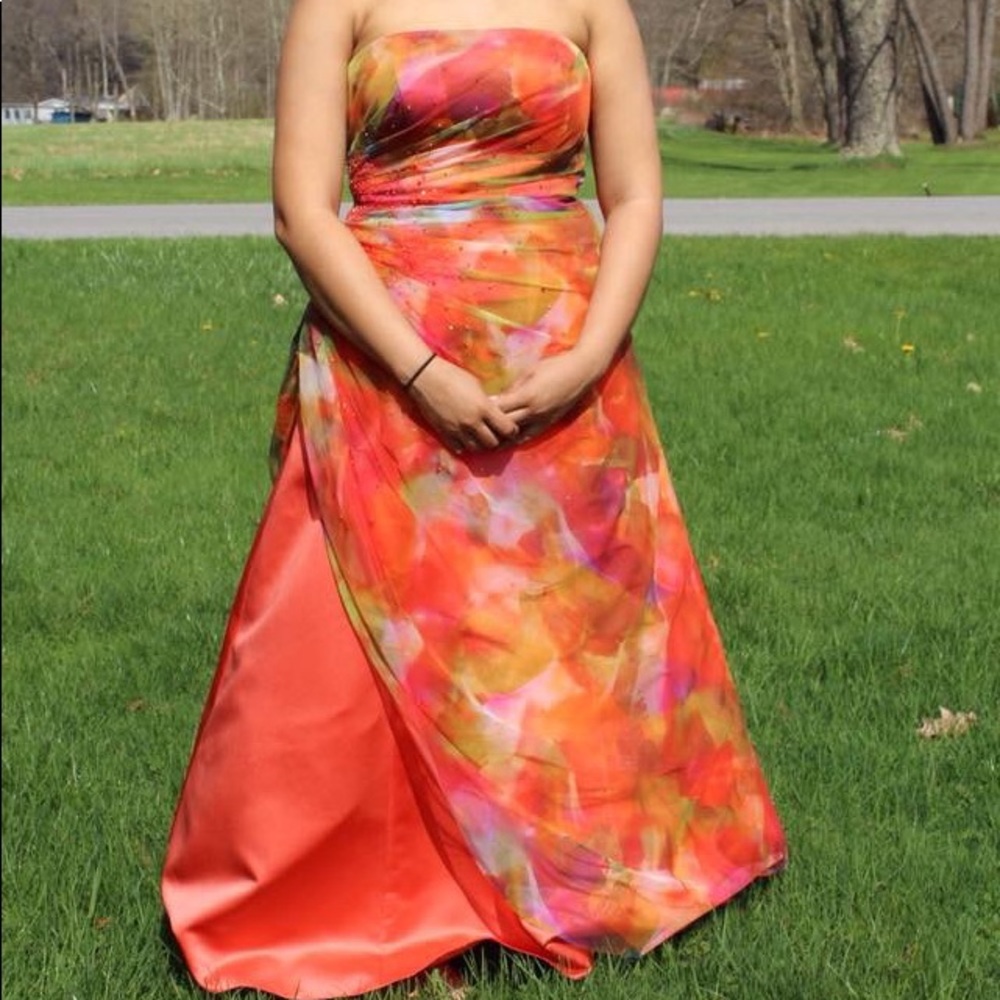 David’s Bridal prom dress